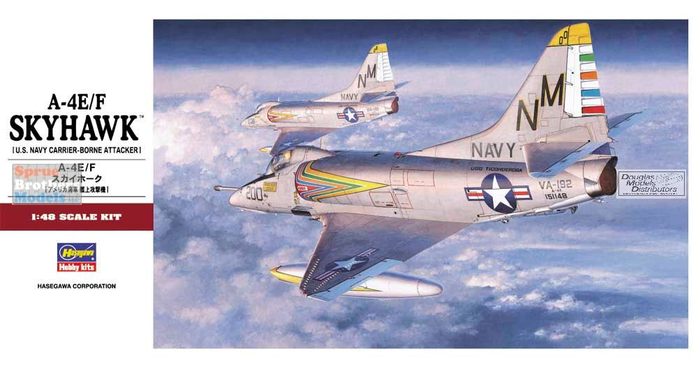HAS07221 1:48 Hasegawa A-4E A-4F Skyhawk - Sprue Brothers Models LLC