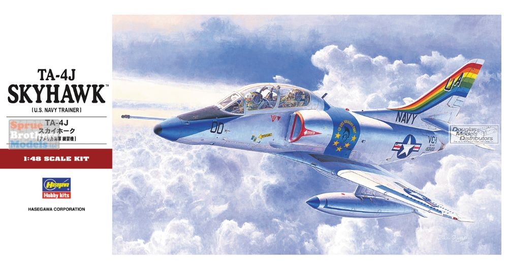 HAS07243 1:48 Hasegawa TA-4J Skyhawk - Sprue Brothers Models LLC