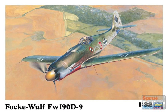 HAS08069 1:32 Hasegawa Fockewulf Fw190D-9 - Sprue Brothers Models LLC