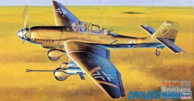 HAS09054 1:48 Hasegawa Junkers Ju87G-2 Stuka - Sprue Brothers