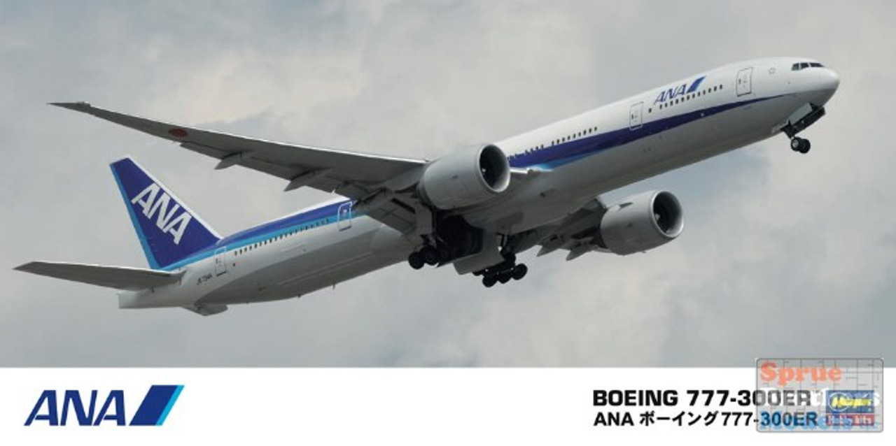 HAS10718 1:200 Hasegawa Boeing 777-300ER ANA - Sprue Brothers