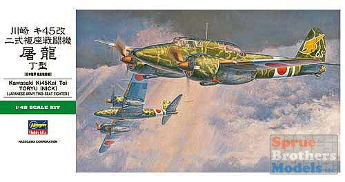 HAS19195 1:48 Hasegawa Kawasaki Ki45Kai Tei Toryu 