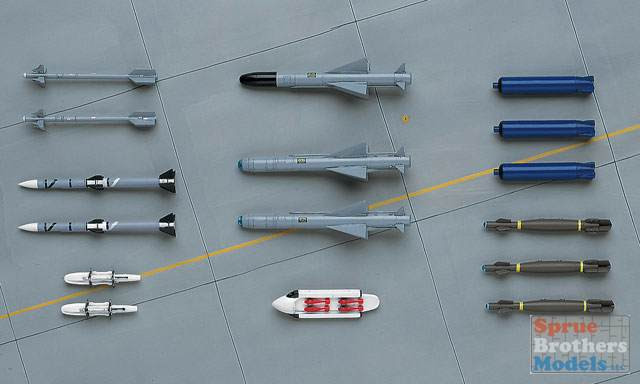 HAS36010 1:48 Hasegawa JASDF Weapons Set A - Sprue Brothers Models LLC