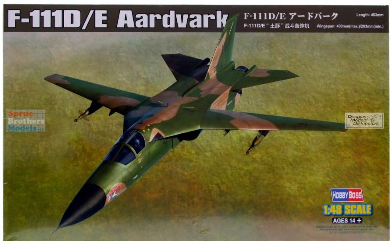 HBS80350 1:48 Hobby Boss F-111D/E Aardvark