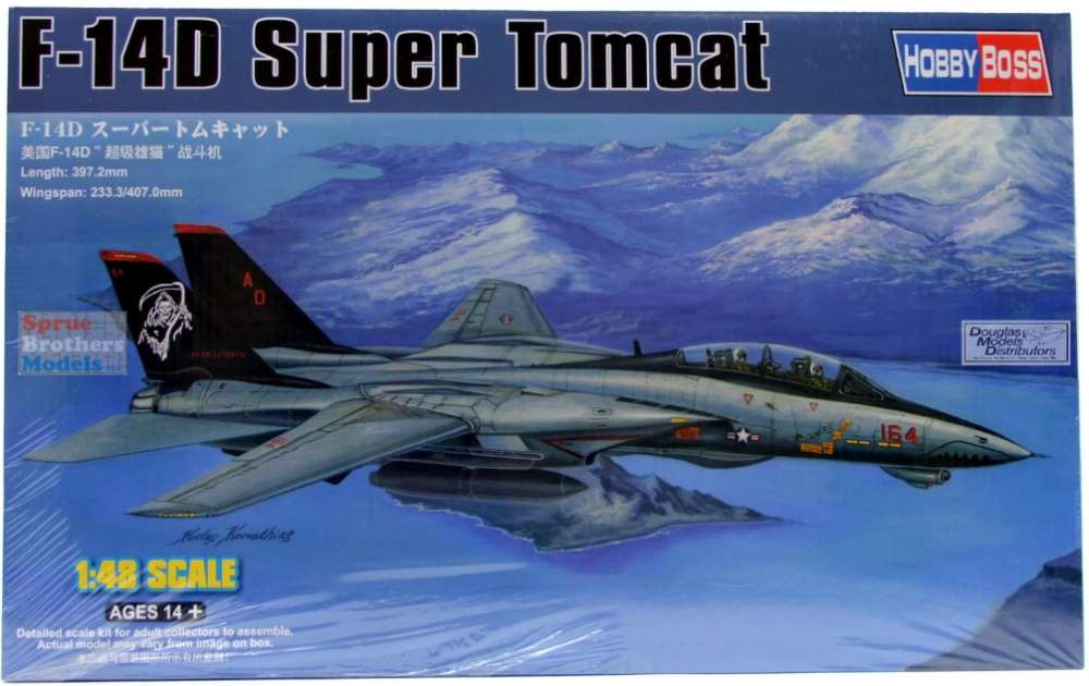 HBS80368 1:48 Hobby Boss F-14D Super Tomcat - Sprue Brothers