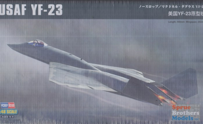 HBS81722 1:48 Hobby Boss USAF YF-23 - Sprue Brothers Models LLC