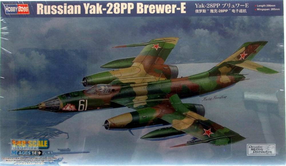 HBS81768 1:48 Hobby Boss Russian Yak-28PP Brewer-E - Sprue