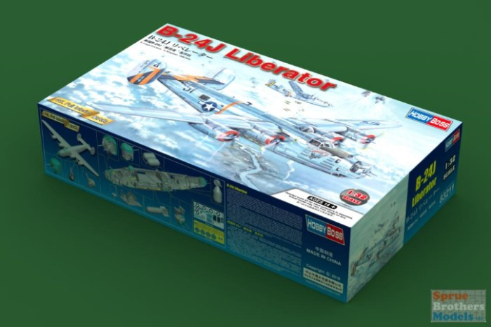HBS83211 1:32 Hobby Boss B-24J Liberator - Sprue Brothers Models LLC