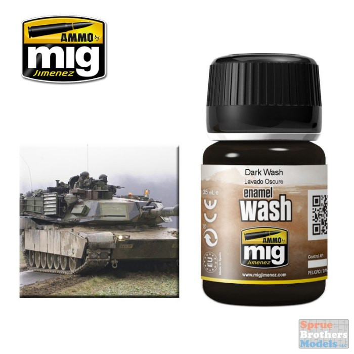 AMM1008 AMMO by Mig - Dark Wash - Sprue Brothers Models LLC
