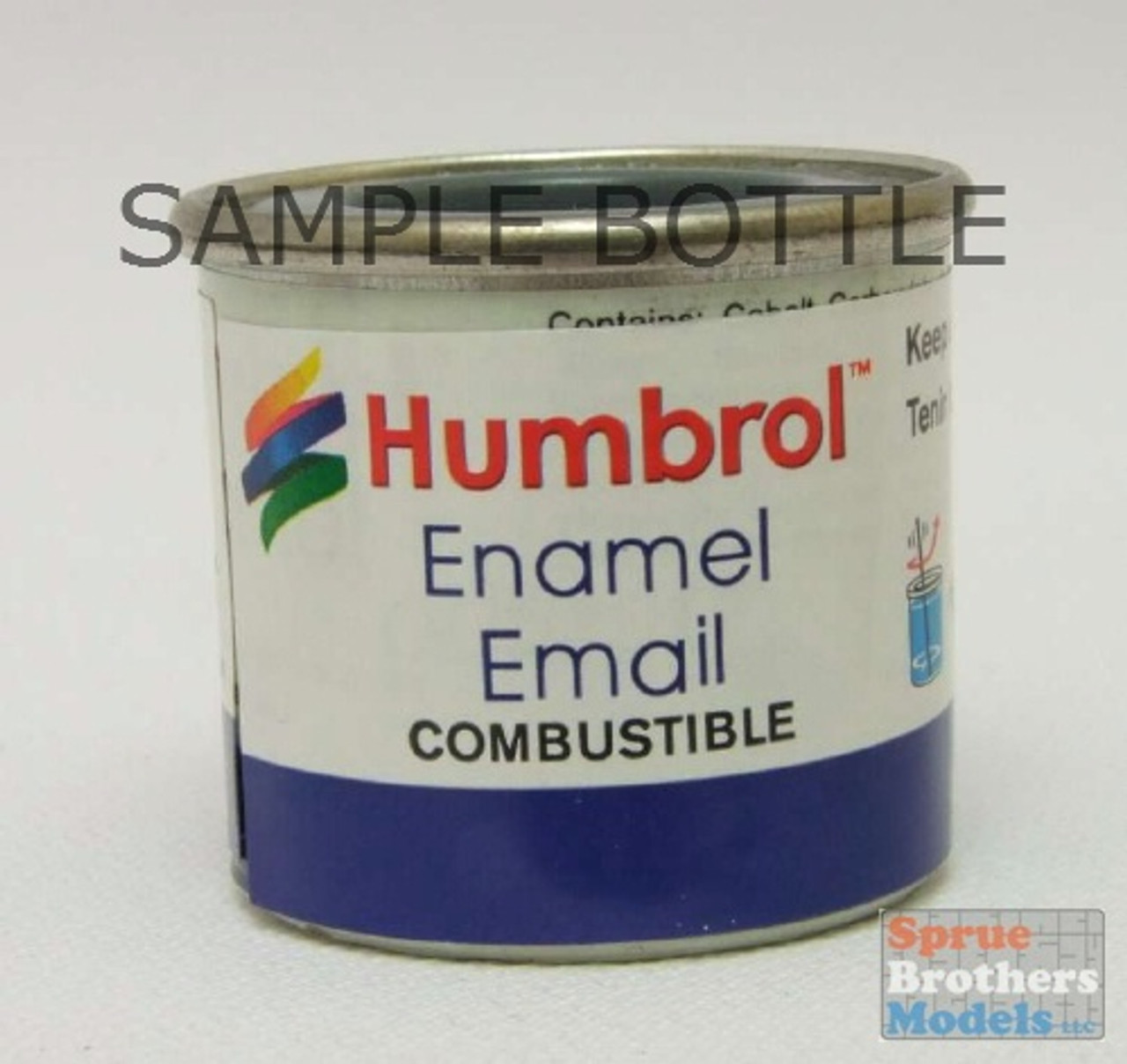 HUMBROL PAINT Light Grey Satin Enamel Plastic Model Paint
