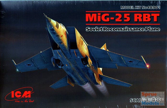 MiG-25 RB/RBT Foxbat 1/48 スケール MiG-25 RBT - FOXBAT B - Revell