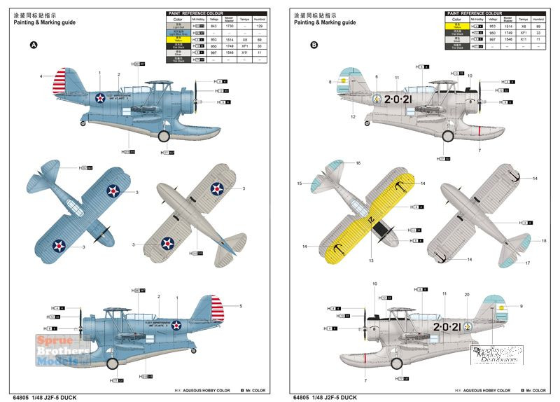 ILK64805 1:48 I Love Kit J2F-5 Duck - Sprue Brothers Models LLC