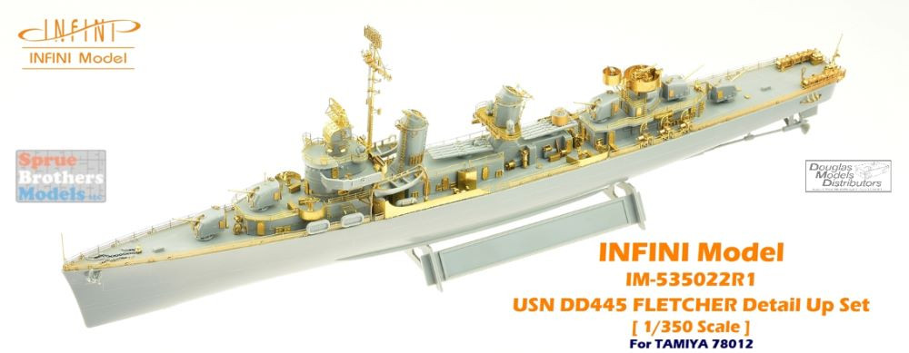 INFIM535022R1 1:350 Infini Model USS Fletcher DD-445 Detail Up Set 