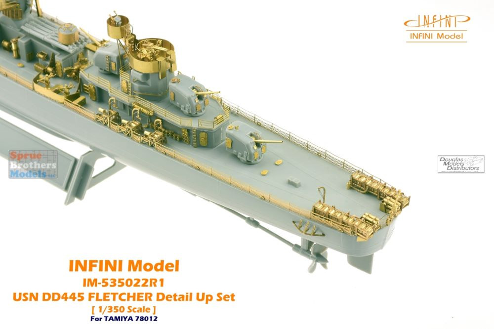 INFIM535022R1 1:350 Infini Model USS Fletcher DD-445 Detail Up Set (TAM ...