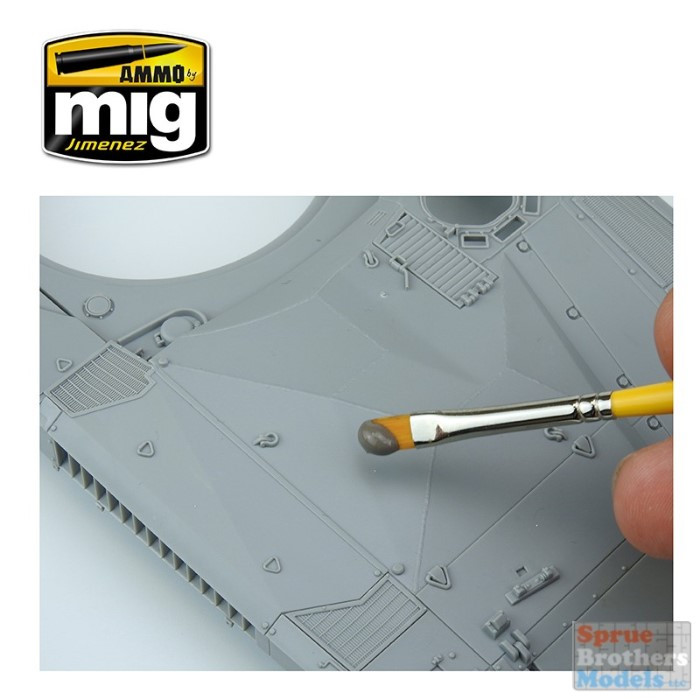 AMM2035 AMMO by Mig Anti Slip Paste - Brown Color (for 1/35