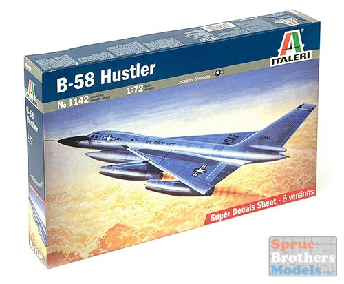 ITA1142 1:72 Italeri B-58 Hustler - Sprue Brothers Models LLC