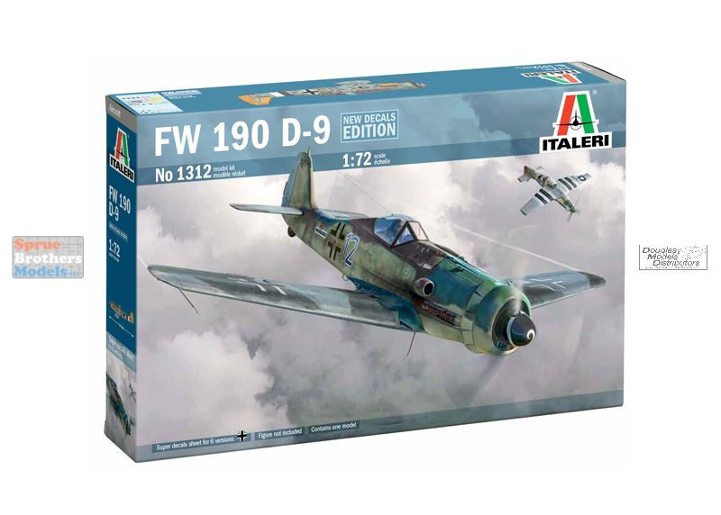 ITA1312 1:72 Italeri Fw190D-9 - Sprue Brothers Models LLC