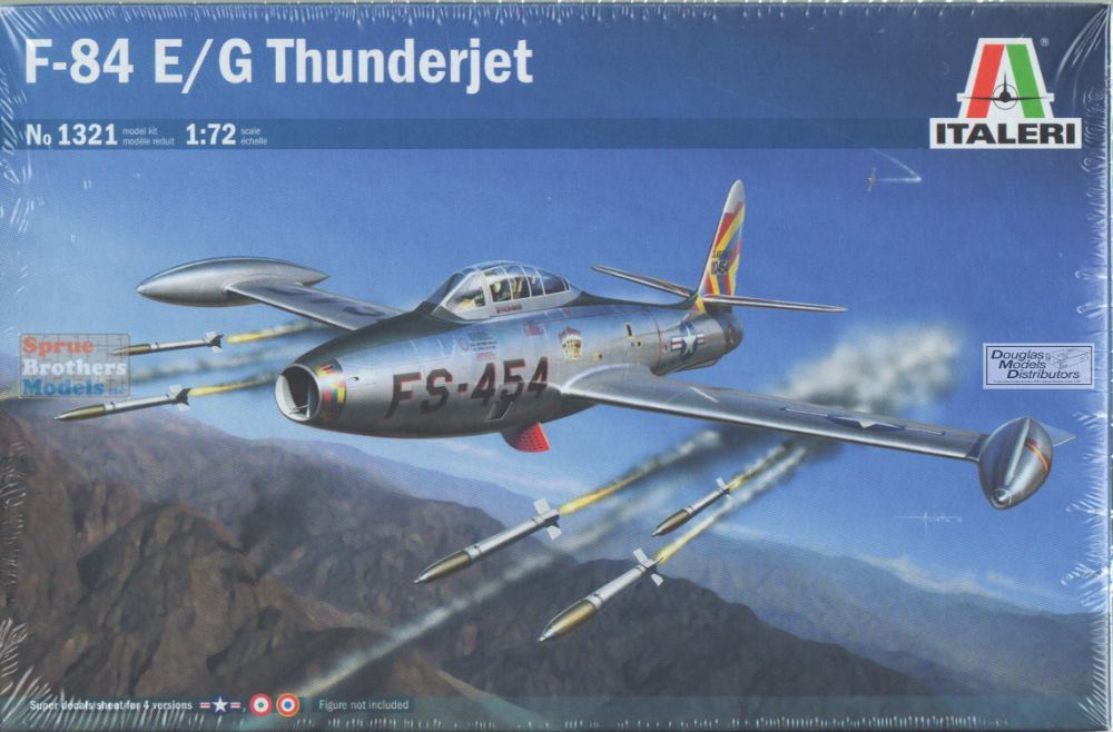 ITA1321 1:72 Italeri F-84E F-84G Thunderjet - Sprue Brothers