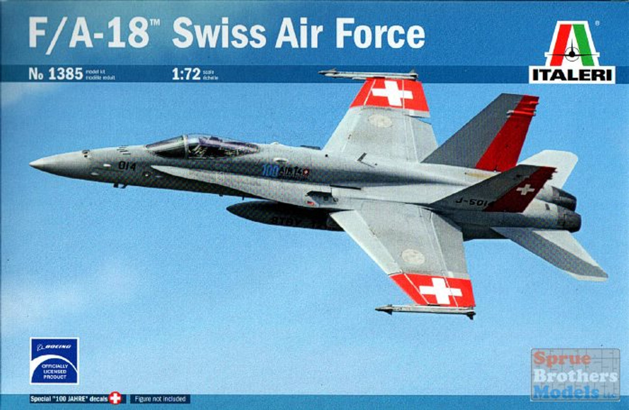 ITA1385 1:72 Italeri F-18 Hornet Swiss Air Force