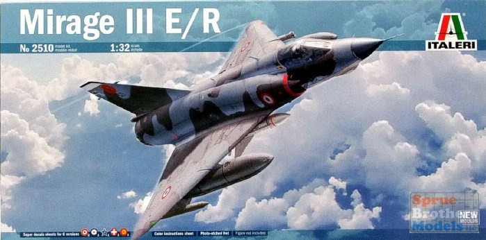 ITA2510 1:32 Italeri Mirage IIIE/R - Sprue Brothers Models LLC