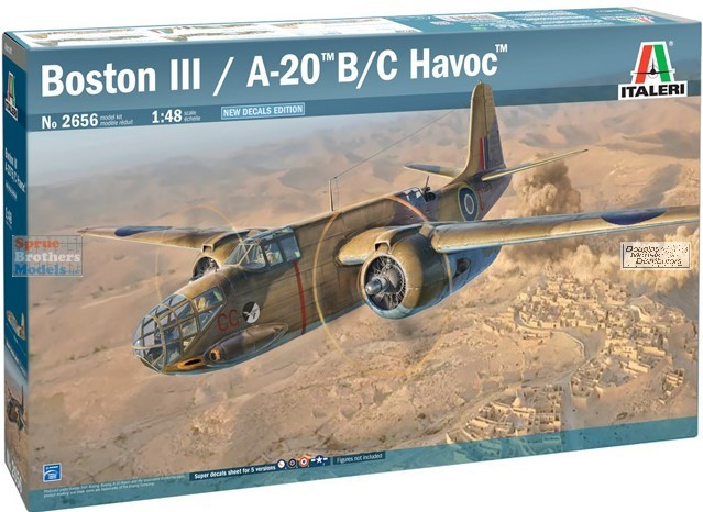 ITA2656 1:48 Italeri A-20B A-20C Havoc / Boston III - Sprue
