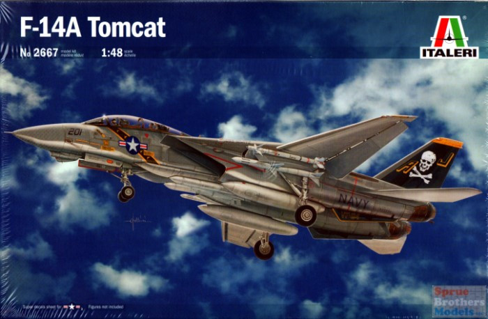 ITA2667 1:48 Italeri F-14A Tomcat - Sprue Brothers Models LLC