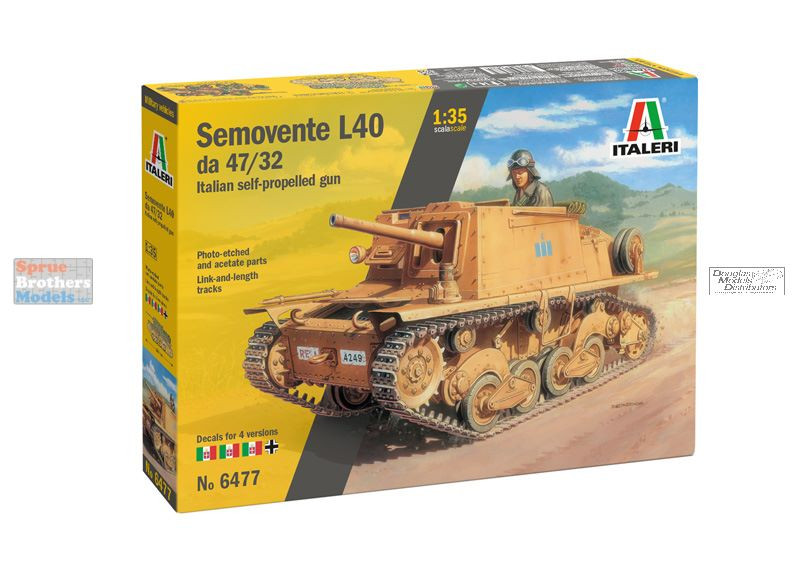 ITA6477 1:35 Italeri Semovente L40 da 47/32 - Sprue Brothers