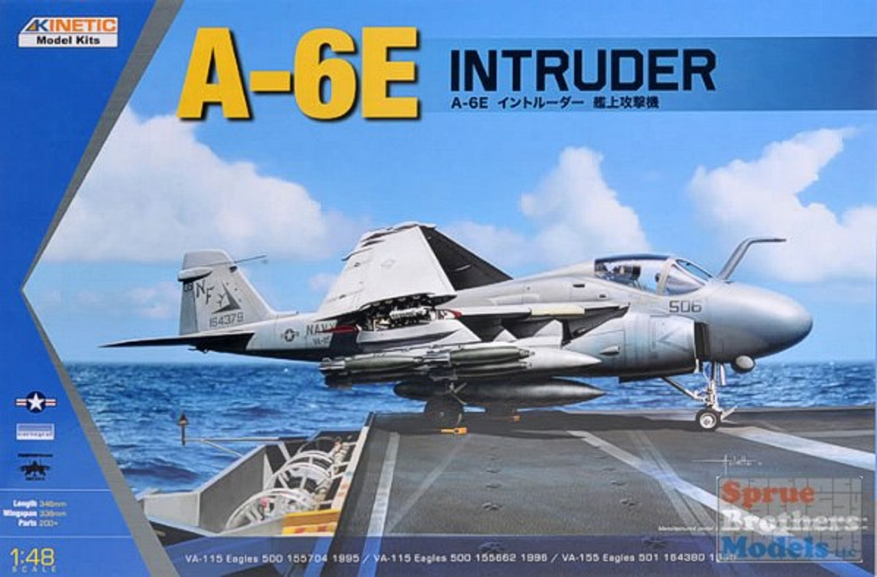 KIN48023 1:48 Kinetic A-6E Intruder #48023 - Sprue Brothers Models LLC