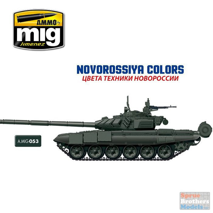 AMM7126 AMMO by Mig Paint Set - Novorossiya Colors - Sprue