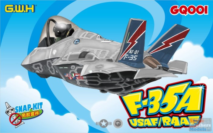 RAAF F-35A LIGHTNING II ワッペン LNRGQ001 Great Wall Hobby Egg Plane F-35A Lightning II USAF/RAAF