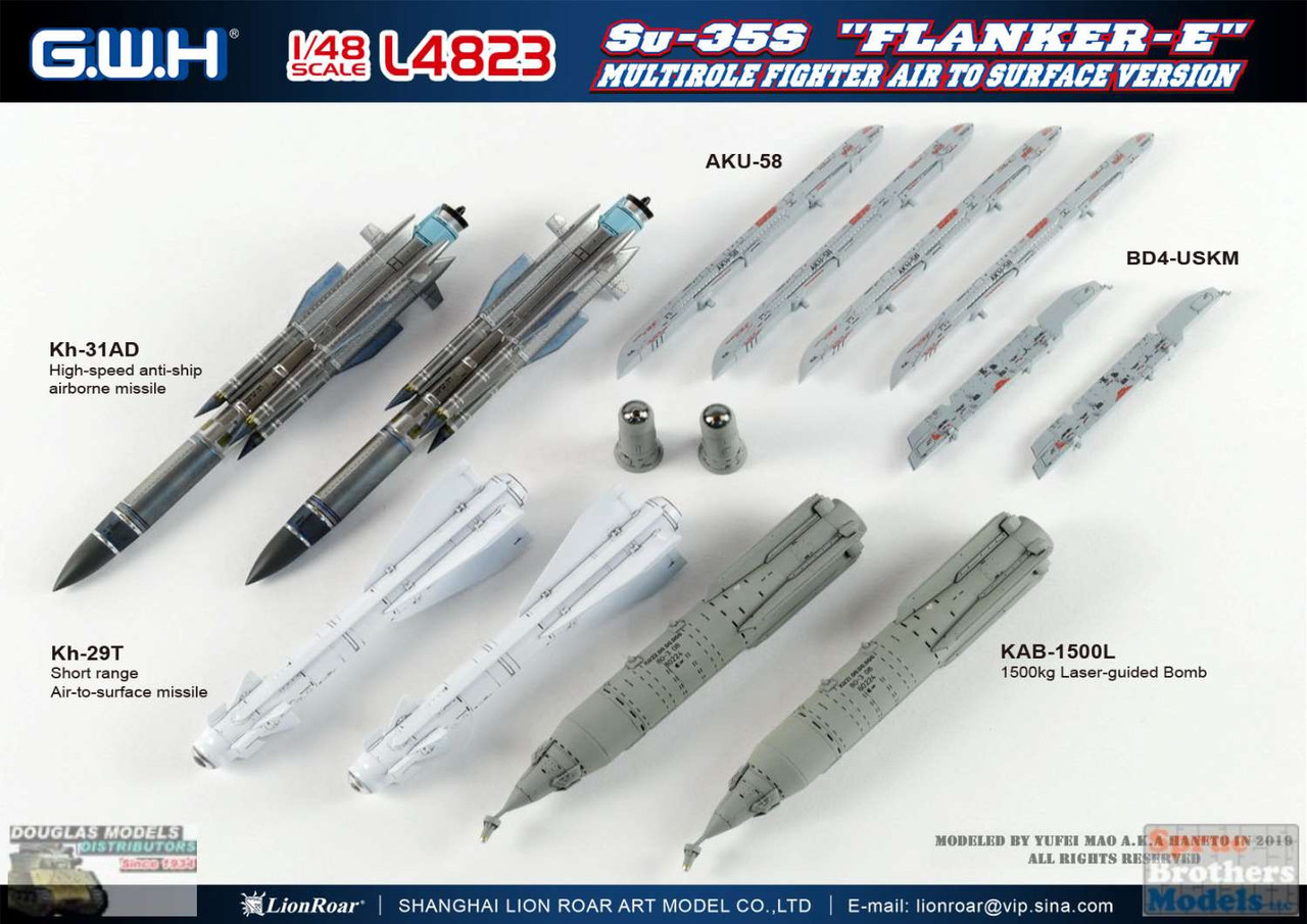 LNRL4823 1:48 Great Wall Hobby Su-35S Flanker-E 'Air To