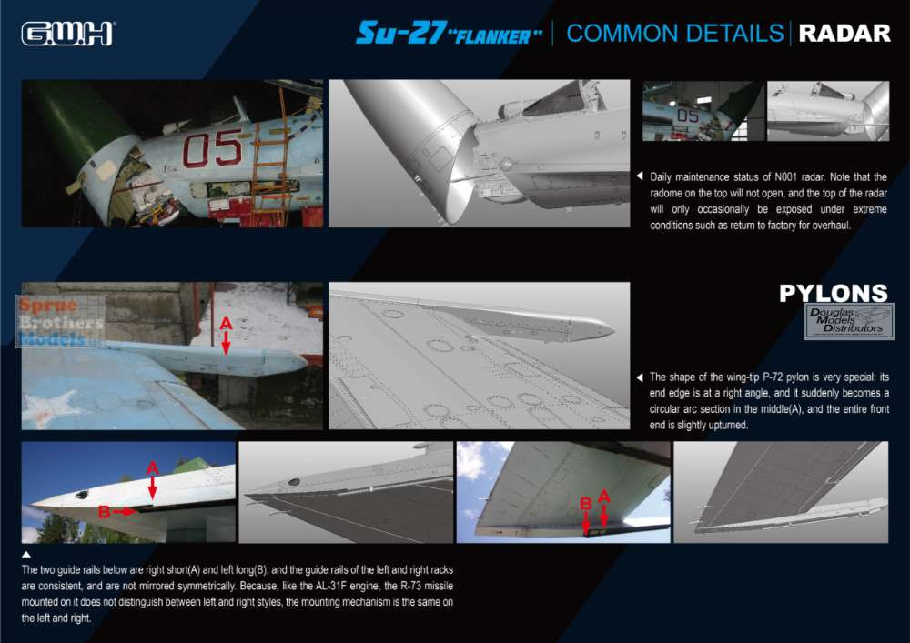 LNRL4827 1:48 Great Wall Hobby Su-27UB Flanker C - Sprue Brothers