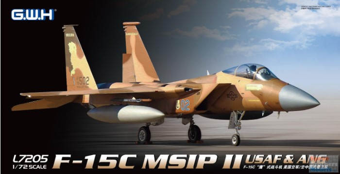 LNRL7205 1:72 Great Wall Hobby F-15C Eagle MSIP II USAF & ANG