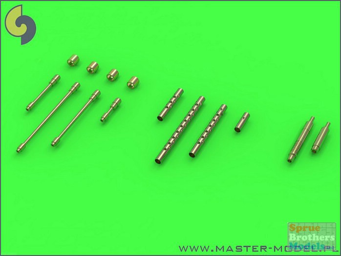 Kit De Montage P-38 Lightning Armement Early - 1/72 Master-Model - Pièces En Métal