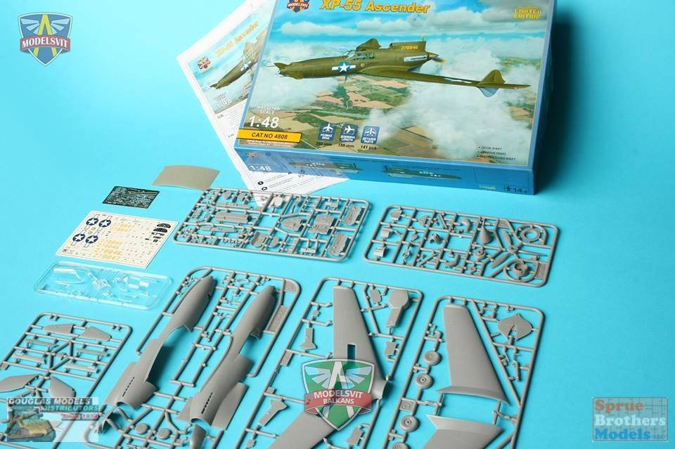 MDV48008 1:48 Modelsvit XP-55 Ascender - Sprue Brothers Models LLC