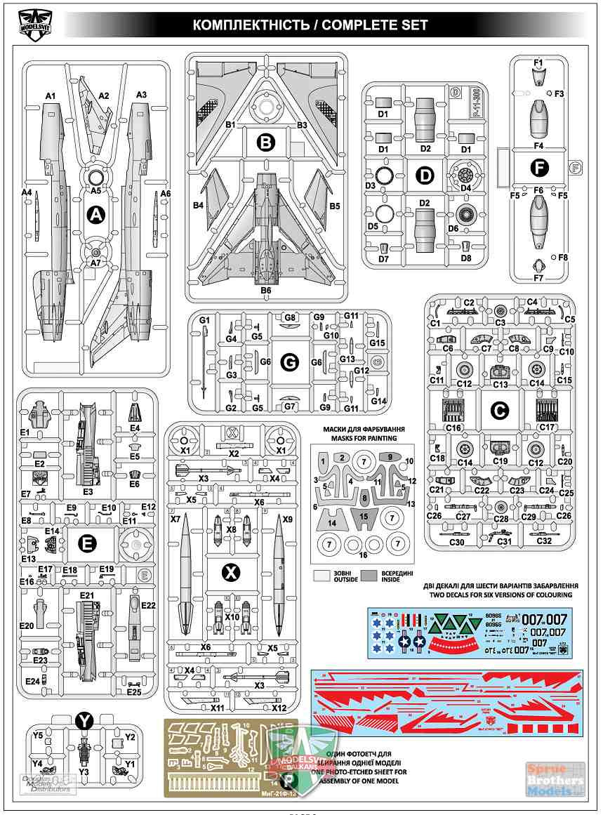 MDV72043 1:72 Modelsvit MiG-21F-13 