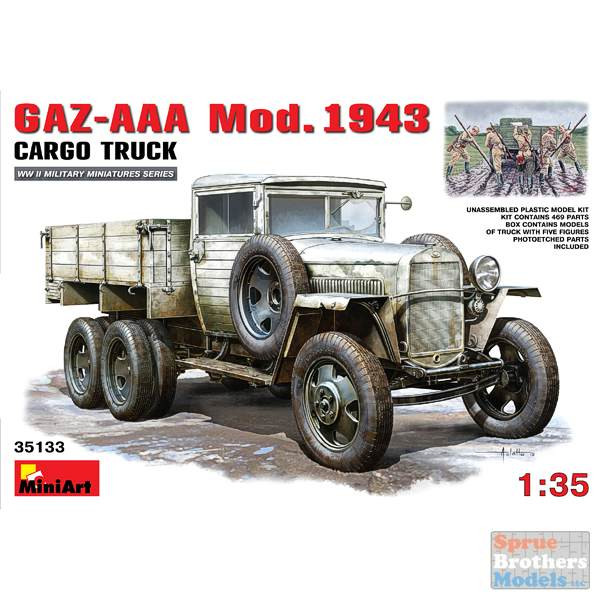模型・プラモデル GAZ AAA ロシアトラック 1/35 完全レジンキット
