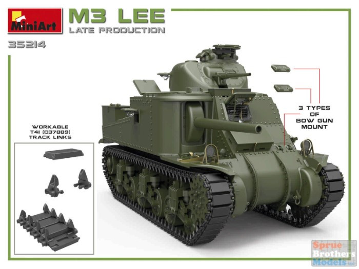 MIA35214 1:35 Miniart M3 Lee Late Production - Sprue Brothers