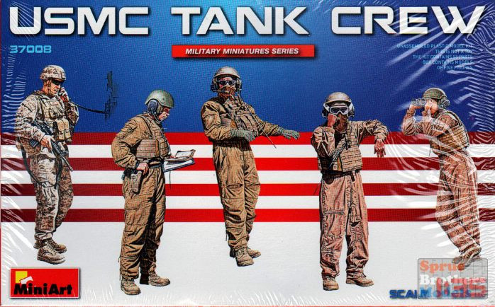 MIA37008 1:35 Miniart Figure Set - USMC Tank Crew - Sprue Brothers
