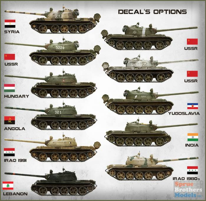 MIA37027 1:35 Miniart T-55 Soviet Medium Tank - Sprue Brothers