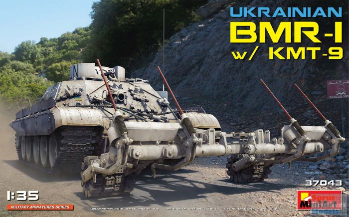 MIA37043 1:35 Miniart Ukrainian BMR-I with KMT-9 - Sprue Brothers