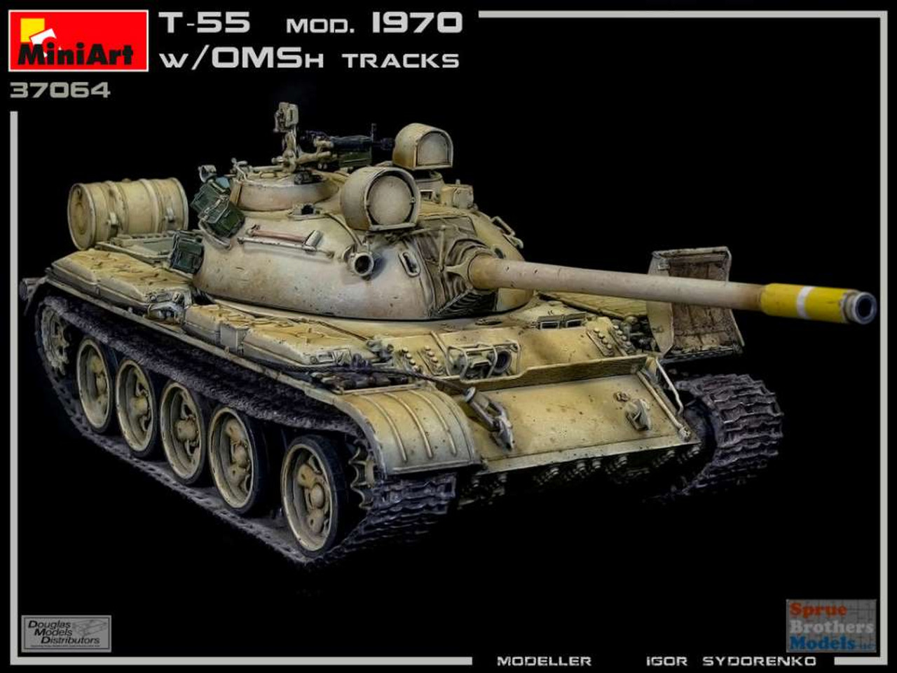 MIA37064 1:35 Miniart T-55 Mod 1970 with OMSH Tracks