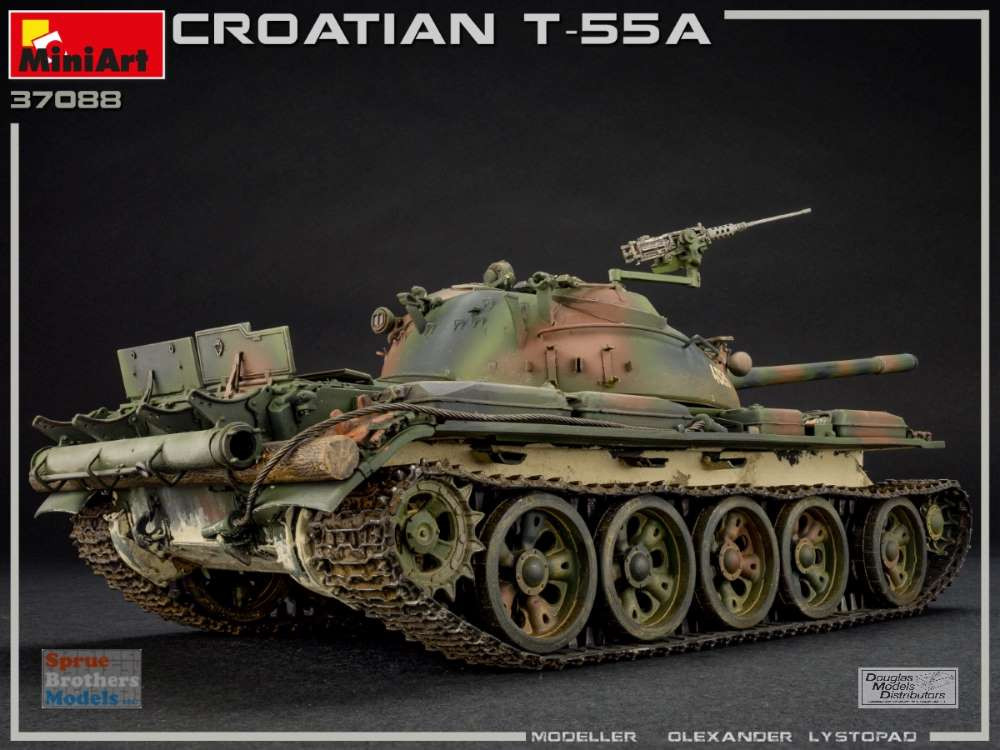 MIA37088 1:35 Miniart Croatian T-55A - Sprue Brothers Models LLC