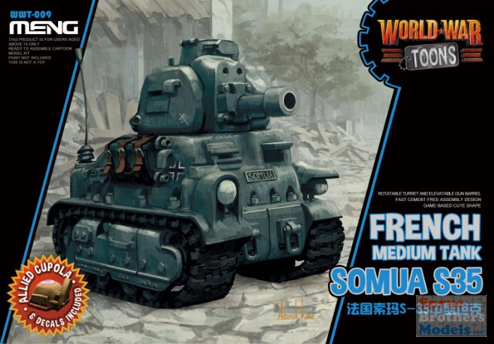 MNGWWT009 Meng World War Toons - French Medium Tank Somua S35
