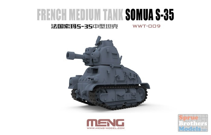 MNGWWT009 Meng World War Toons - French Medium Tank Somua S35