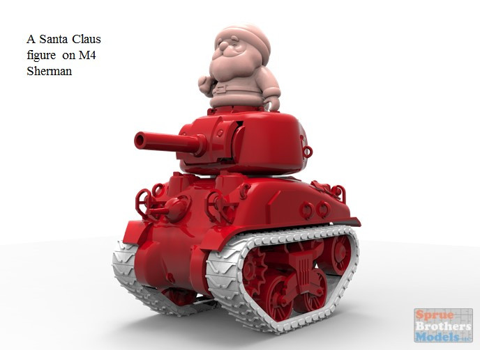 MNGWWV002 Meng World War Toons Christmas Edition - M4A1 Sherman