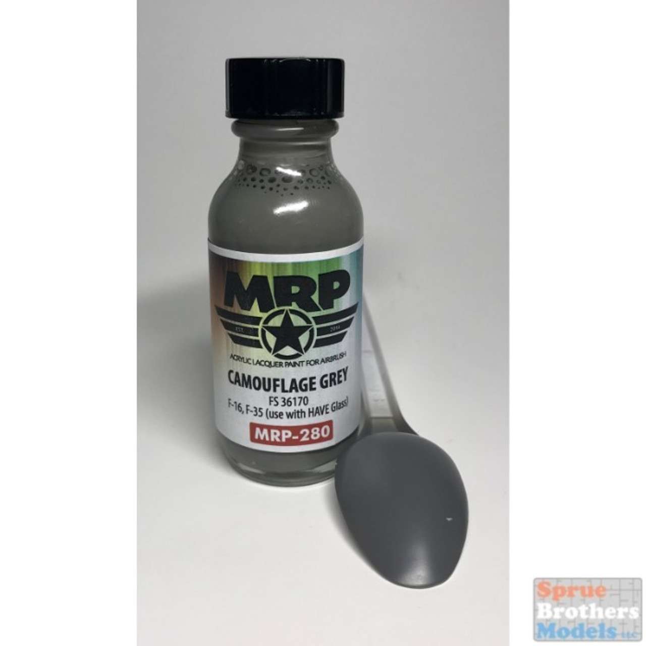 MRP094 MRP/Mr Paint - US Dark Medium Mod Grey FS36251 30ml (for Airbrush  only) - Sprue Brothers Models LLC