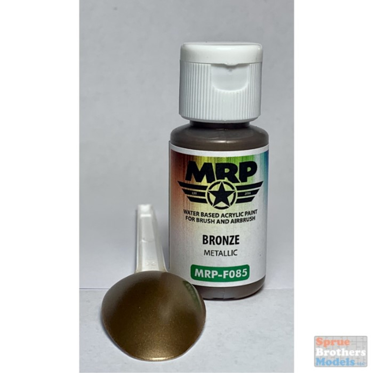 MRPF085F MRP Aqua Figure Paint Line - Bronze - Metallic 17ml - Sprue  Brothers Models LLC