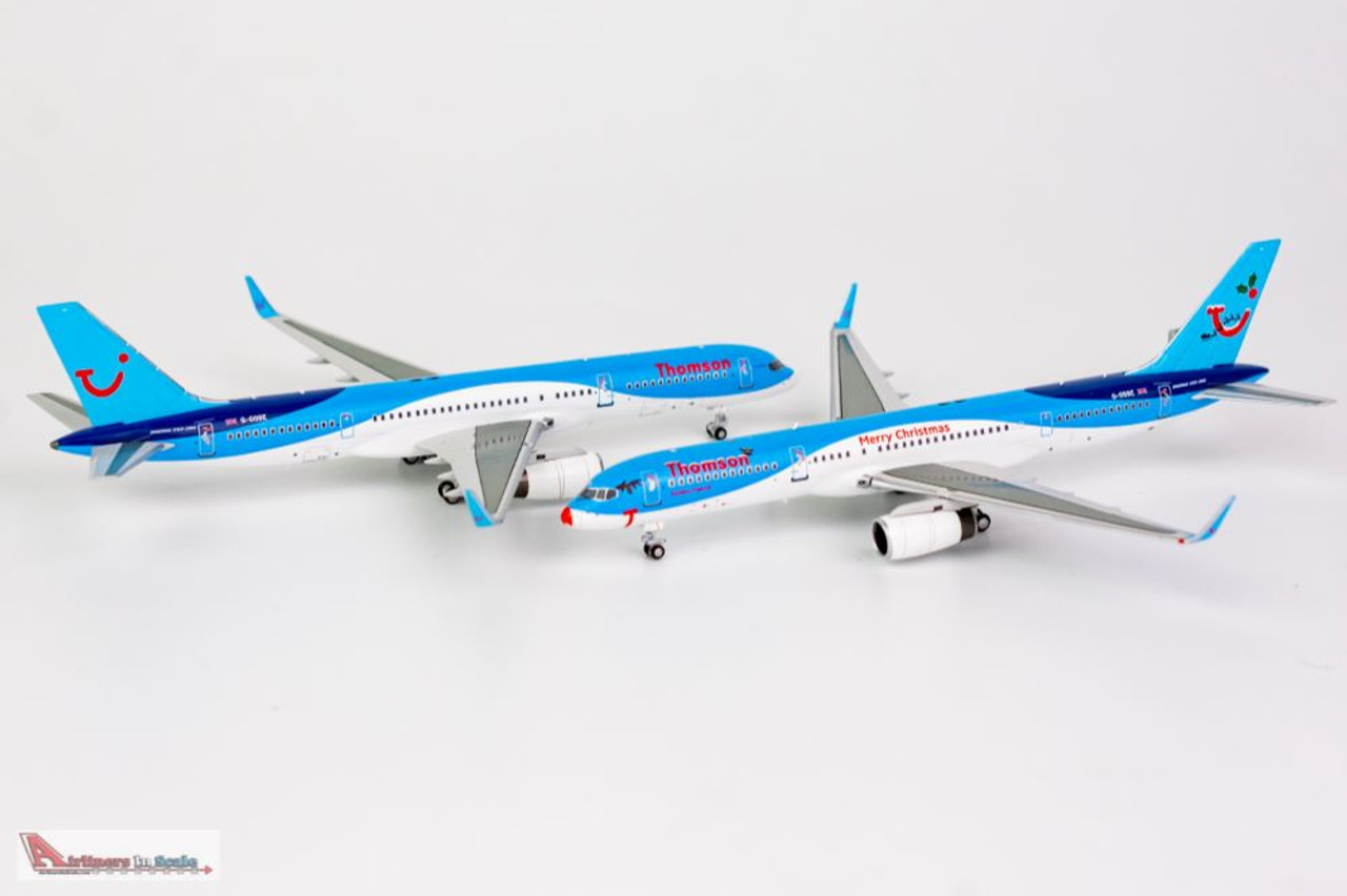 NGM53130 1:400 NG Model Thomson Airways Boeing 757-200 Reg #G-OOBE 'Merry  Christmas Livery' (pre-painted/pre-built)