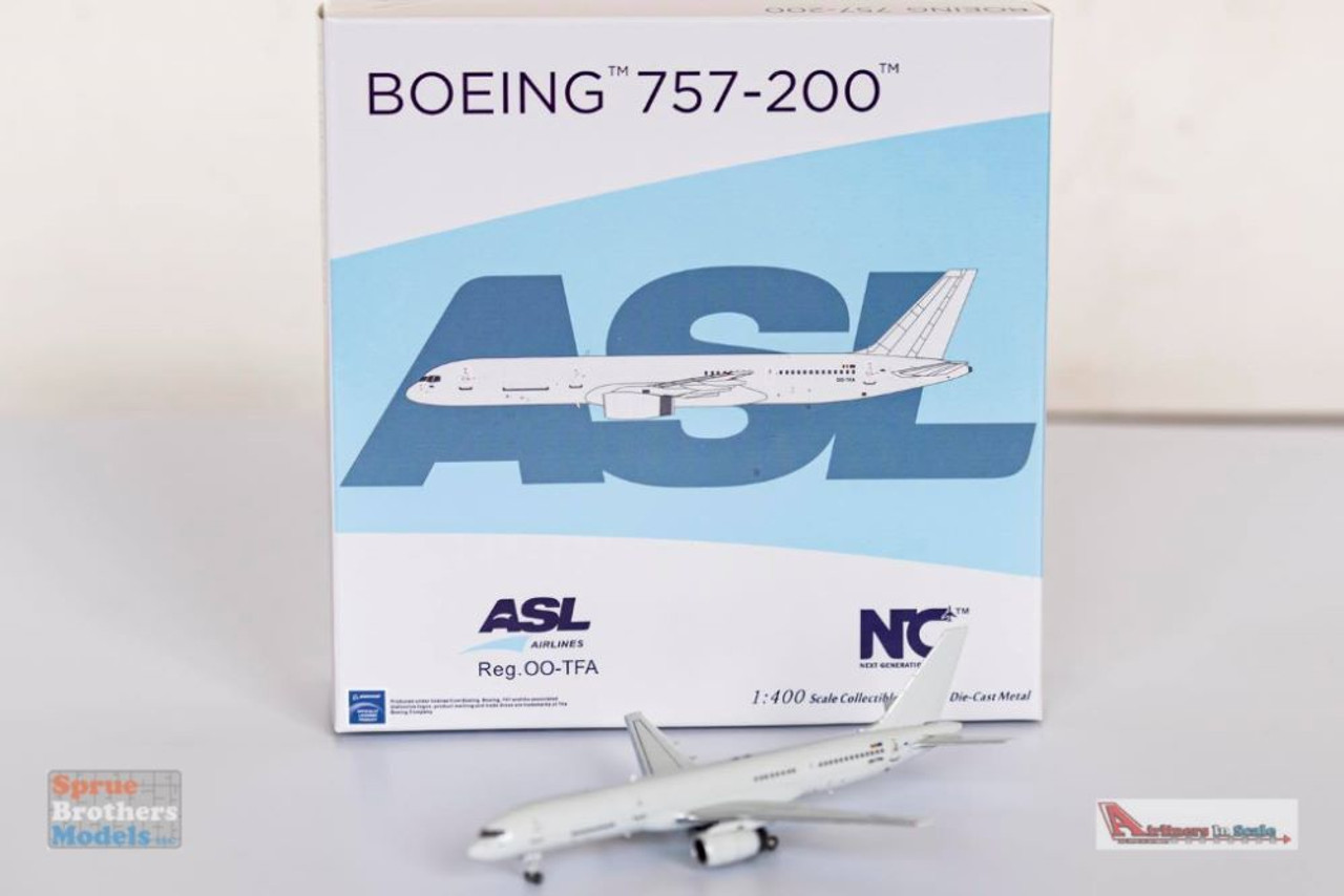 NGM53142 1:400 NG Model ASL Airlines Boeing 757-200 Reg #OO-TFA  (pre-painted/pre-built)